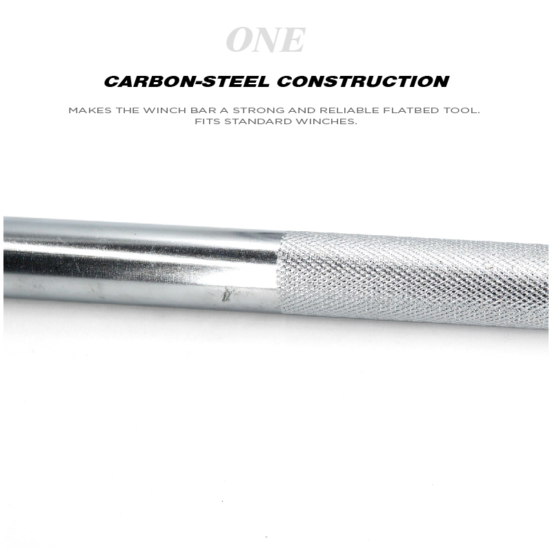 36 inches Chrome Winch Bar