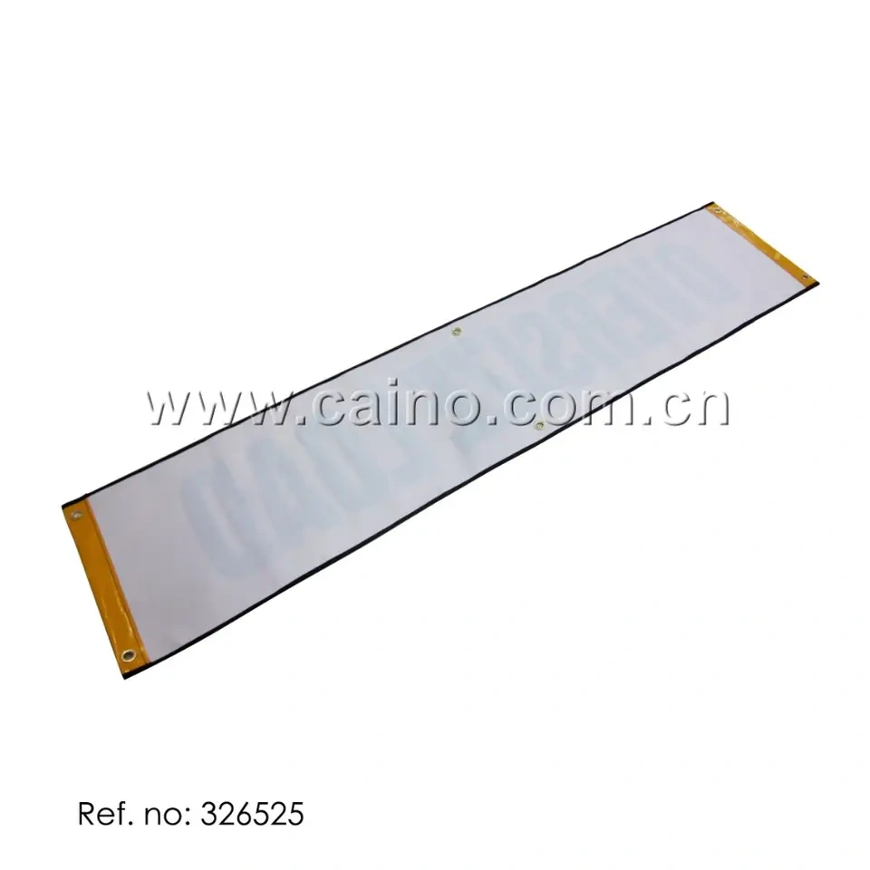 FMCSA 393.87 approved Silk Screen Print UV resistant Grade 4 Reflective Oversize Load Grommet Banners