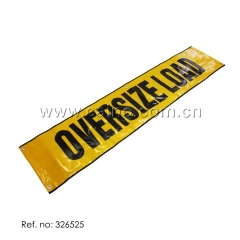 FMCSA 393.87 approved Silk Screen Print UV resistant Grade 4 Reflective Oversize Load Grommet Banners