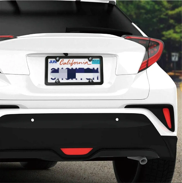 4 Sets Premium Iron Galvanized Screws Kit, Rust-Proof & Anti-Rattle License Plate Bolts