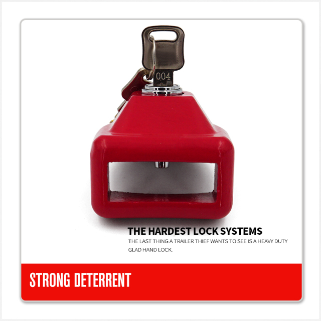 Heavy Duty Forged Steel Air Brake Glad Hand Gladhand Lock For Tractor Trailer