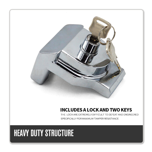 Heavy Duty Chromed Aluminum Alloy Air Brake Gladhand Glad Hand Lock For Tractor Trailer