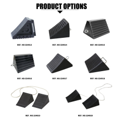 Heavy Duty Rubber Wheel Chock With Handle