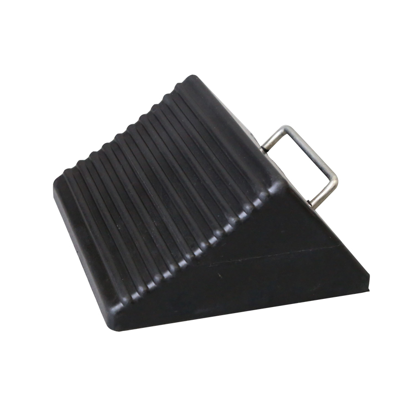 Heavy Duty Rubber Wheel Chock With Handle