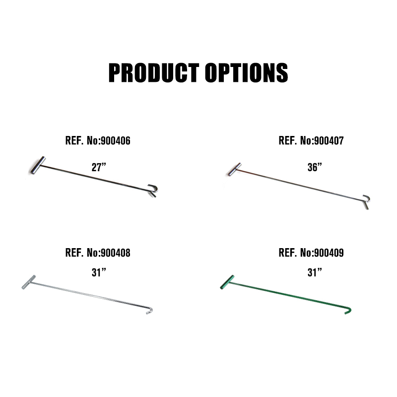 31" Long Brushed Aluminum Assorted Color Fifth Wheel Pin Puller