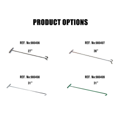 31" Long Brushed Aluminum Assorted Color Fifth Wheel Pin Puller