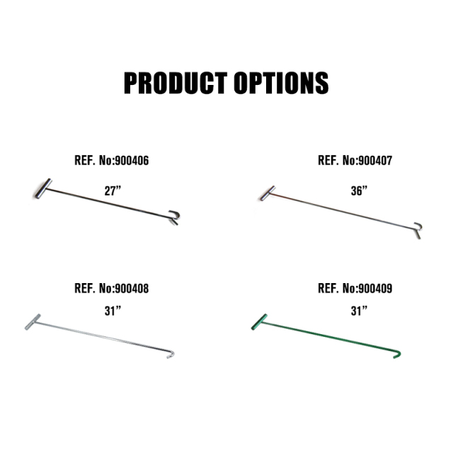 31" Long Brushed Aluminum Assorted Color Fifth Wheel Pin Puller