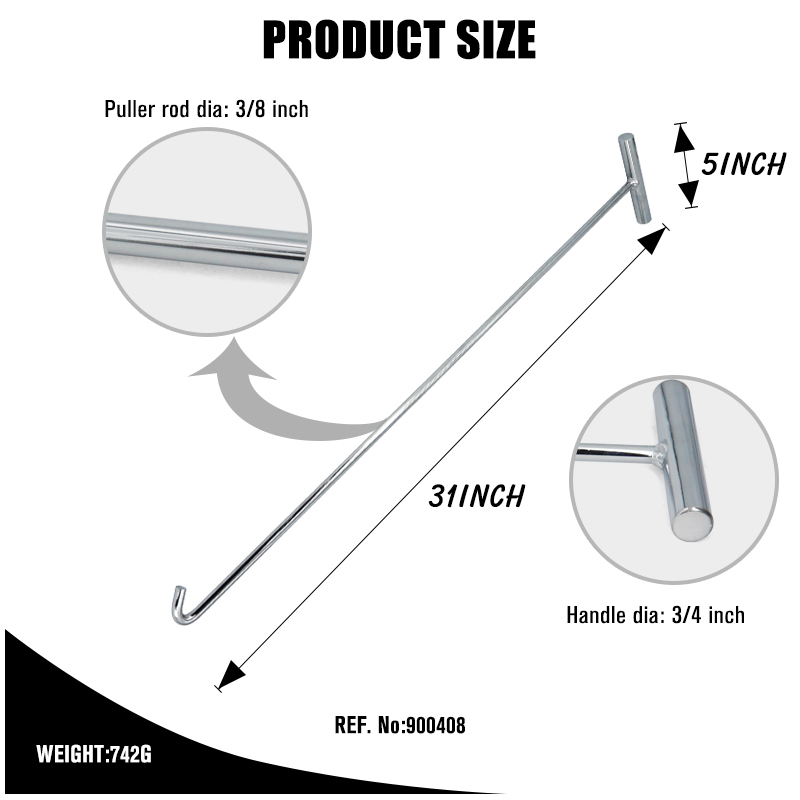 31" Long Chrome Fifth Wheel Pin Puller