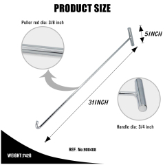 31" Long Chrome Fifth Wheel Pin Puller
