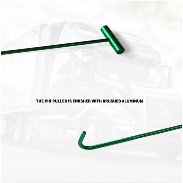 31" Long Brushed Aluminum Assorted Color Fifth Wheel Pin Puller