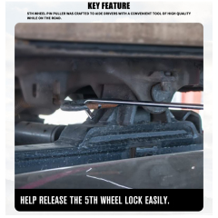 31" Long Chrome Fifth Wheel Pin Puller