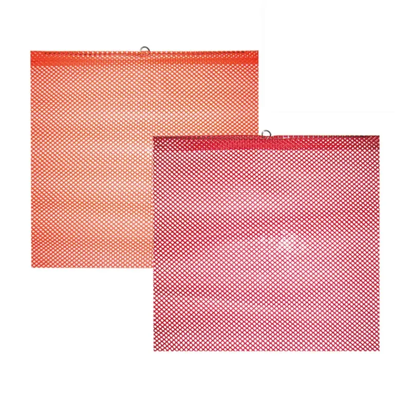 FMCSA 393.87 approved 18 x 18 Inches/24 x 24 Inches Polyester Mesh Safety Flag with Wire Loop