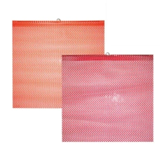 FMCSA 393.87 approved 18 x 18 Inches/24 x 24 Inches Polyester Mesh Safety Flag with Wire Loop