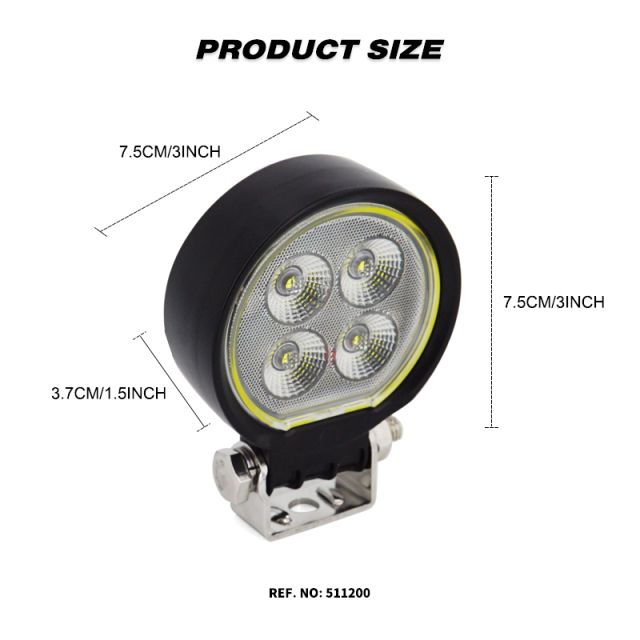 20W Car Super Bright LED Working Light Work Light Spot Light For Trucks