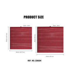 FMCSA 393.87 approved 18 x 18 Inches/24 x 24 Inches PVC Mesh Safety Flag with Wire Loop