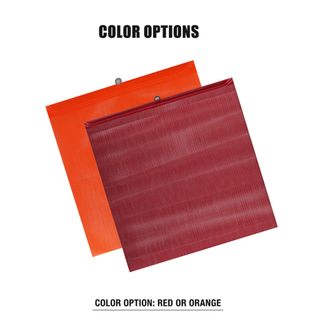 FMCSA 393.87 approved 18 x 18 Inches/24 x 24 Inches PVC Mesh Safety Flag with Wire Loop
