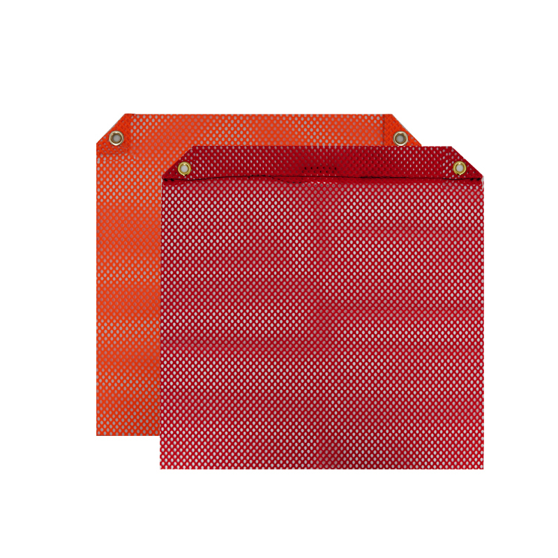FMCSA 393.87 approved 18 x 18 Inches/24 x 24 Inches Polyester Jersey Mesh Safety Flag With Grommets