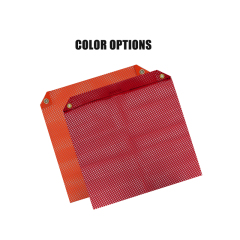 FMCSA 393.87 approved 18 x 18 Inches/24 x 24 Inches Polyester Jersey Mesh Safety Flag With Grommets