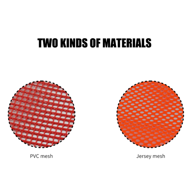 FMCSA 393.87 approved 18 x 18 Inches PVC Mesh Jersey Mesh Safety Flag with Wire Loop ANSI Reflective Webbing