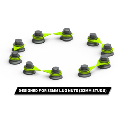 Loose Lug Nut Indicator Wheel Nut Check Indicators for Commercial Trucks