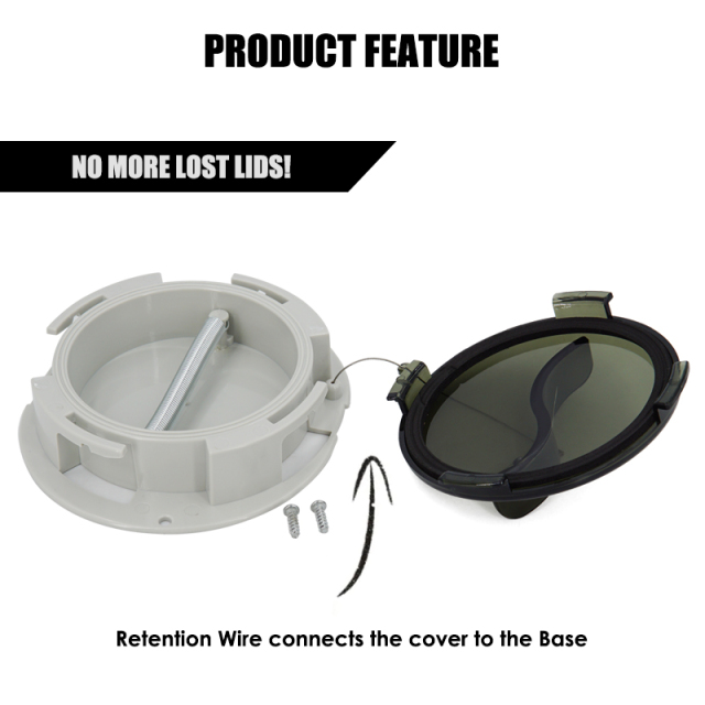 Plastic Document Holder Kit with Opaque Gray Cover