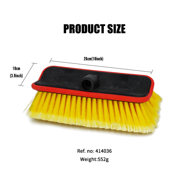 Body Suds & Wash Soft Brush Car Wash Brush Head PVC Fibers Auto RV Truck Boat Camper Washing Cleaning
