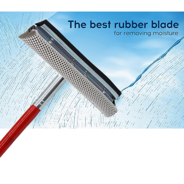 Window Squeegee for Window Cleaning Window Cleaner Tool for Car Windshield Shower Door Boat 2-in-1 Mini Squeegee