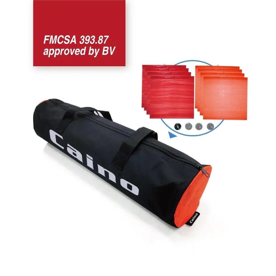 Fmcsa 393.87 Approved Truck Sign And Safety Flag Warning Kit Set With Zipper Bag