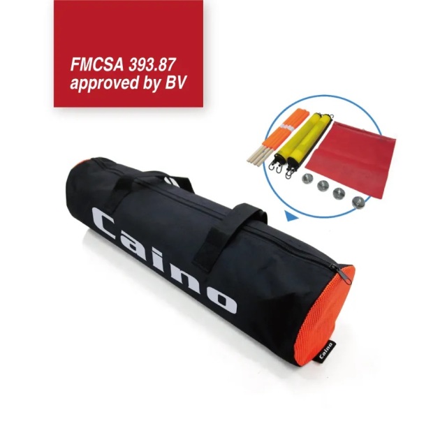 FMCSA 393.87 approved UV resistant Grade 4 Truck Sign and Safety Flag Warning Kit with Zipper Bag