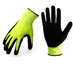 Nitrile Flat Dip Glove Nitrile Coating Gardening and Work Gloves