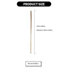 Birch Wood Rod Cleaning Broom Stick for paint broom