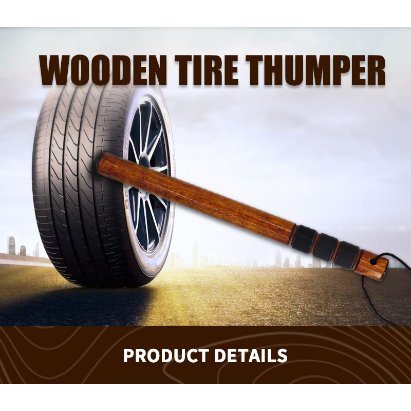 Tire thumper Hickory Tire knocker Tire checker With Grip Tape