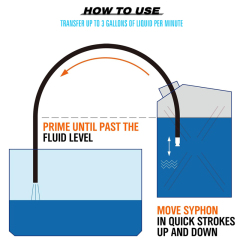 PVC Siphon hose Siphon pump with copper head