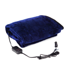 Flame Resistant Electric Car Blanket Heated 12 Volt Travel Throw For Car and RV For Cold Weather Machine Washable
