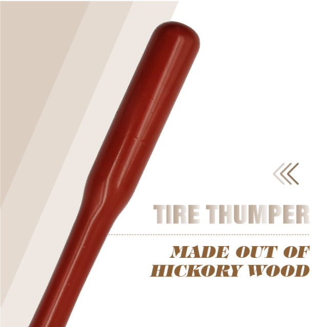 Tire thumper Hickory Wood Tire knocker Tyre checker
