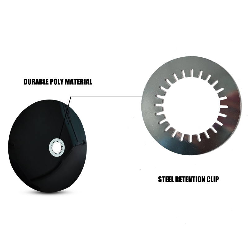 Fifth Wheel Lube Slick Disc With Steel Retention Clip