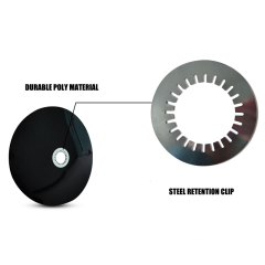 Fifth Wheel Lube Slick Disc With Steel Retention Clip