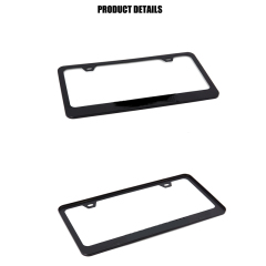 Zinc Alloy License Plate Frame