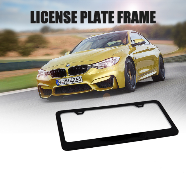 Zinc Alloy License Plate Frame