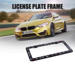 Zinc Alloy License Plate Frame