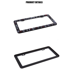 Zinc Alloy License Plate Frame