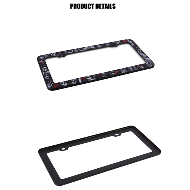 Zinc Alloy License Plate Frame