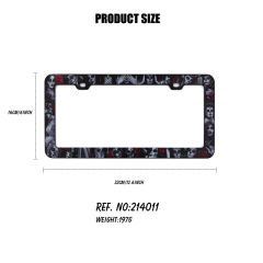 Zinc Alloy License Plate Frame