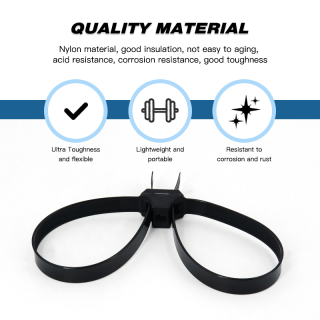 20 Pieces Zip Tie Cuffs Flex Cuffs for Law Enforcement Nylon Double Zip Handcuffs Dual Clamp Cable Ties