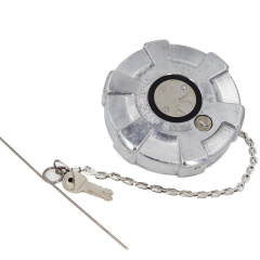 Aluminum Locking Diesel Fuel Cap 4" - 8 NPSF Fuel Tanks Cover Replacement Parts