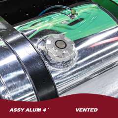 Aluminum Un-Locking Diesel Fuel Cap 4" - 8 NPSF Fuel Tanks Cover Replacement Parts