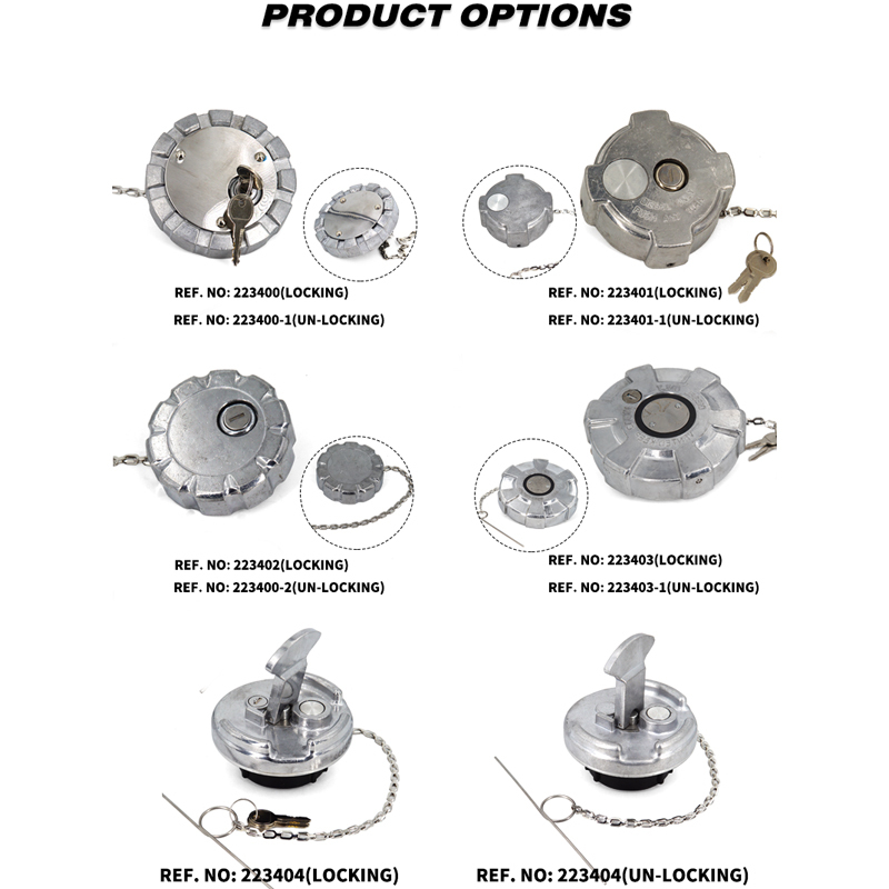Aluminum Un-Locking Diesel Fuel Cap 4" - 8 NPSF Fuel Tanks Cover Replacement Parts