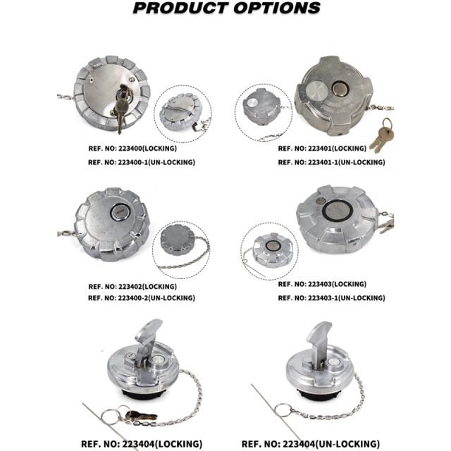 Aluminum Un-Locking Diesel Fuel Cap 4" - 8 NPSF Fuel Tanks Cover Replacement Parts