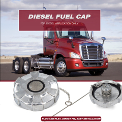 Aluminum Un-Locking Diesel Fuel Cap 4" - 8 NPSF Fuel Tanks Cover Replacement Parts