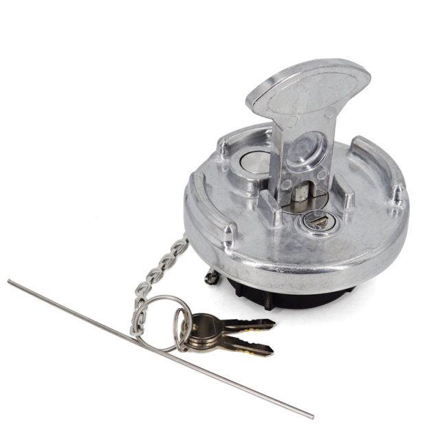 Aluminum Lever Style 4" Locking Diesel Fuel Cap Fuel Tanks Cover Replacement Parts